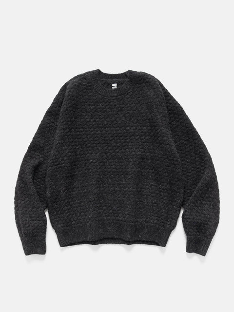 blurhms Baby Alpaca Knit P/O Melange Black, Sweaters