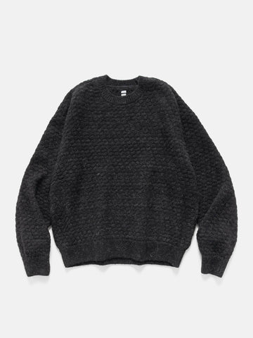blurhms Baby Alpaca Knit P/O Melange Black, Sweaters