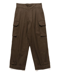 blurhms Cotton Serge 47 Pants Khaki Brown, Bottoms