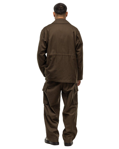 blurhms Cotton Serge 47 Pants Khaki Brown, Bottoms