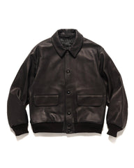 blurhms Lamb Leather Jacket Black, Outerwear