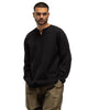 blurhms Rough & Smooth Thermal Over Neck L/S Off Black, Sweaters