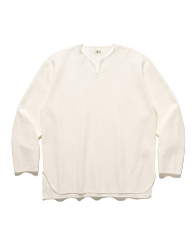 blurhms Rough & Smooth Thermal Over Neck L/S Off White, Sweaters