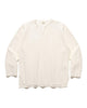 blurhms Rough & Smooth Thermal Over Neck L/S Off White, Sweaters