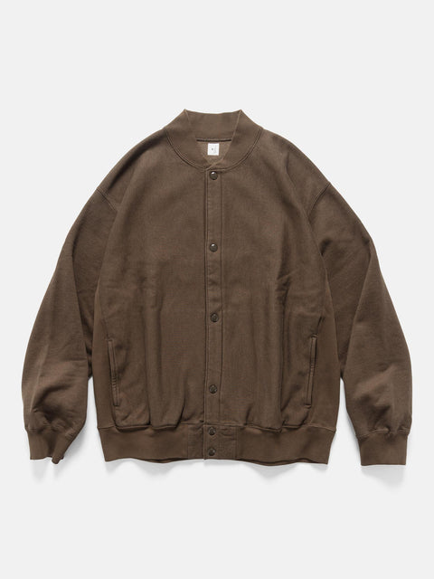 blurhms Soft&Hard Sweat Snap Cardigan Khaki Brown, Cardigans