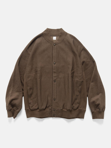 blurhms Soft&Hard Sweat Snap Cardigan Khaki Brown, Cardigans