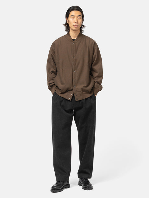 blurhms Soft&Hard Sweat Snap Cardigan Khaki Brown, Cardigans