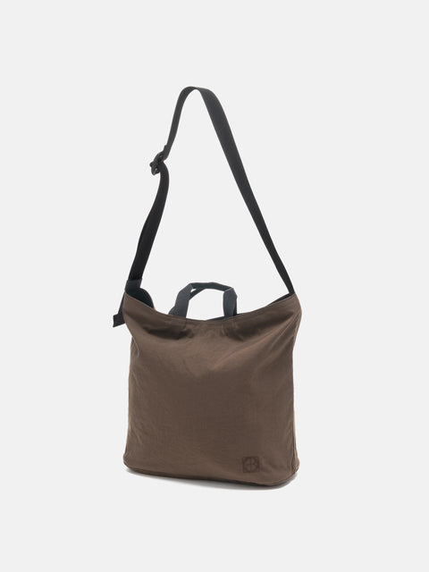 hobo 2Way Tote Bag Nylon Oxford Onibegie Dyed Brown, 