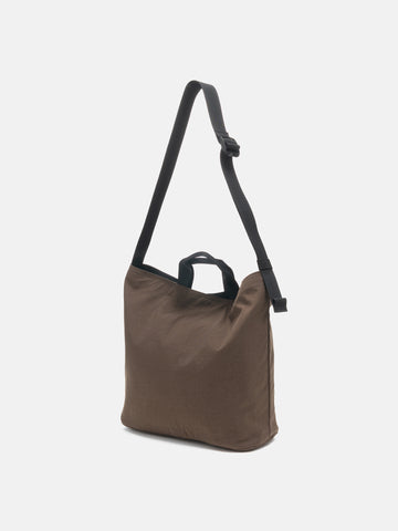 hobo 2Way Tote Bag Nylon Oxford Onibegie Dyed Brown, 