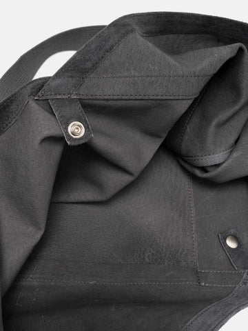 hobo Azuma Shoulder Bag M Pig Suede Charcoal, Shoulder Bags