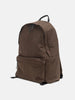 three quarter view of the HOBO Backpack 22L Nylon Oxford Onibegie Dyed Brown