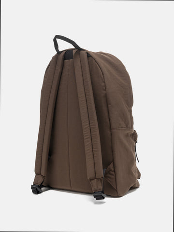 rear view of the HOBO Backpack 22L Nylon Oxford Onibegie Dyed Brown