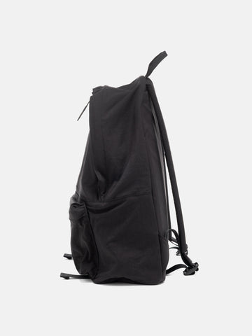 Side view of the HOBO Backpack 22L Nylon Oxford Onibegie Dyed Charcoal