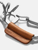 hobo Carabiner Key Ring with Horse leather Camel, Keychains
