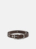 hobo Studded Belt Cow Leather Brown, Belts