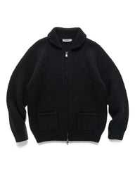 nonnative Adventurer Hand-Knit Cowichan Sweater Wool Yarn Black, Sweaters