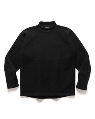 nonnative Adventurer Roll Neck Sweater Wool Yarn Black, Sweaters