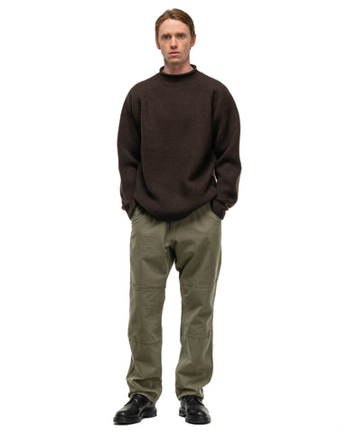 nonnative Adventurer Roll Neck Sweater Wool Yarn Brown, Sweaters