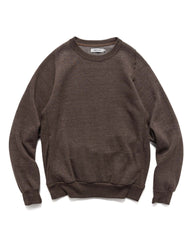 nonnative Dweller Crew Pullover C/P/R Sweat Brown, Sweaters