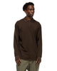 nonnative Dweller L/S Polo Shirt Cotton Pique Brown, Shirts