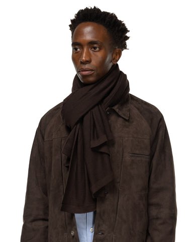 nonnative Dweller Stole Merino Superfine Wool Brown, Accessories