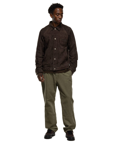 nonnative Trucker Blouson Sheep Leather With Gore-Tex Windstopper® Brown, Outerwear