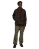 nonnative Worker Trousers Cotton Oxford Sulfur Dye Khaki, Bottoms