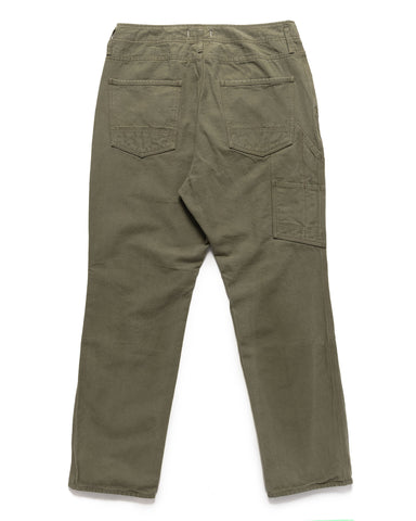 nonnative Worker Trousers Cotton Oxford Sulfur Dye Khaki, Bottoms