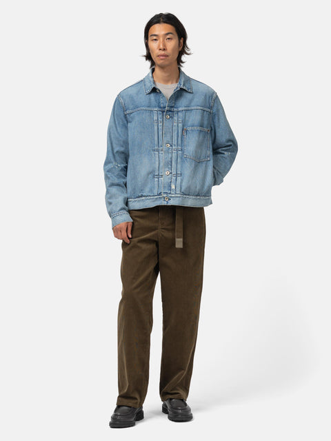 sacai BEYONDEXX Denim Jacket Light Blue, Trucker Jackets