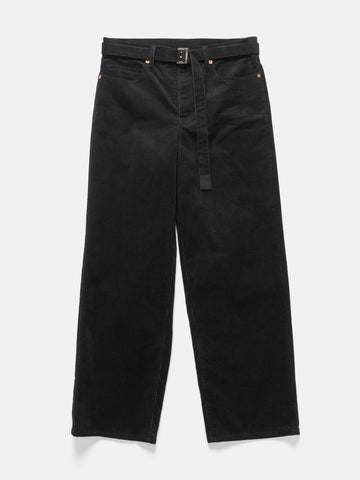 sacai Corduroy Pants Black, Pants
