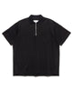 Cotton Jersey Polo Shirt Black - HAVEN