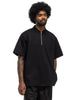 Cotton Jersey Polo Shirt Black - HAVEN