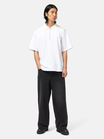 full-body view of the model wearing the sacai Cotton Jersey T-Shirt White