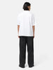 rear view of the model wearing the sacai Cotton Jersey T-Shirt White