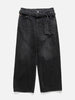 Flat shot of the sacai Denim Pants Black