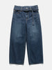 Flat shot of the sacai Denim Pants Blue