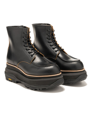 Sacai Leather Boots Black, Footwear