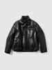 sacai Leather Puffer Blouson Black, Leather Jackets