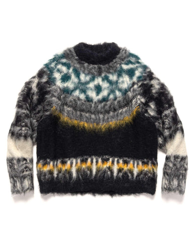 sacai Pattern Knit Sweater Black, Sweaters