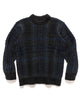 sacai Plaid Knit Sweater Black, Sweaters