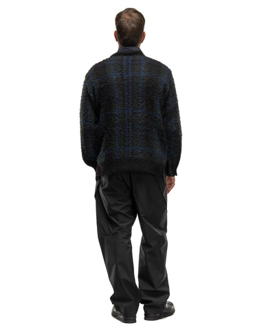 sacai Plaid Knit Sweater Black, Sweaters