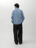 sacai Poplin Shirt Blue Stripe, Shirts