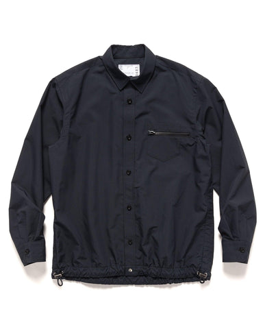 sacai Rip Stop Shirt Black, Shirts