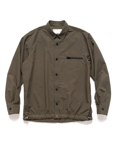 sacai Rip Stop Shirt Khaki, Shirts