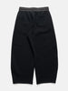 Flat shot of the back of the sacai Sponge Sweat Pants Black