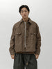 sacai Sueded Cotton Jacket Brown, Jackets