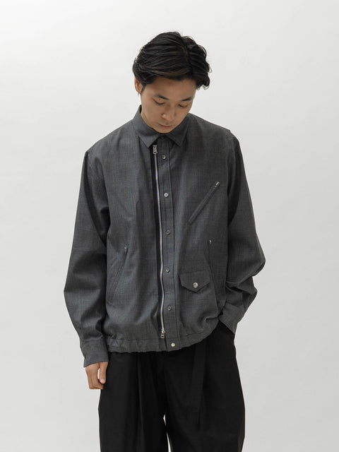sacai Suiting Blouson Gray, Jackets