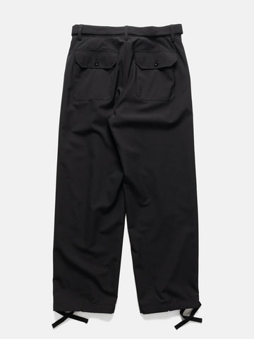 Flat shot of the back of the sacai Suiting Pants Black