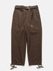 Flat shot of the sacai Suiting Pants Brown