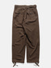 Flat shot of the back of the sacai Suiting Pants Brown